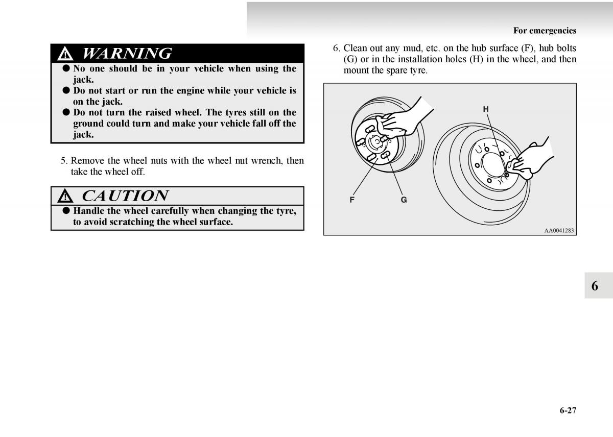 Mitsubishi Outlander II 2 owners manual / page 441