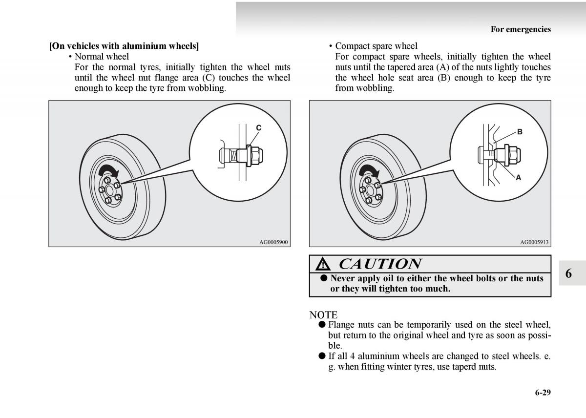 Mitsubishi Outlander II 2 owners manual / page 443