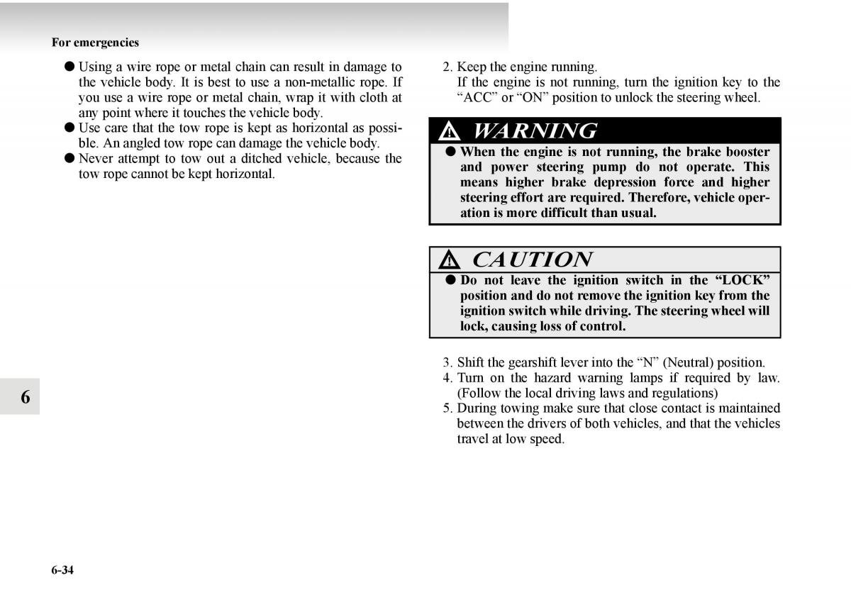 Mitsubishi Outlander II 2 owners manual / page 448