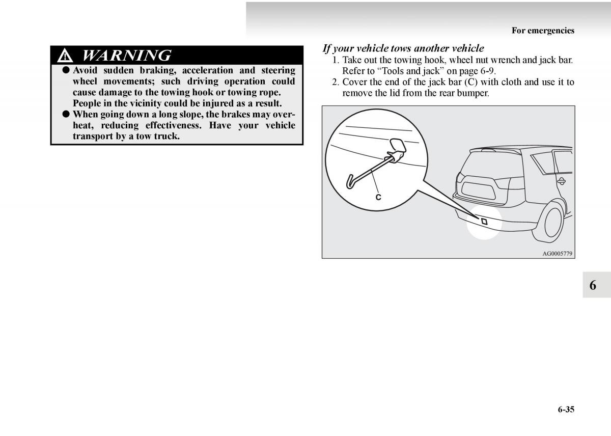 Mitsubishi Outlander II 2 owners manual / page 449