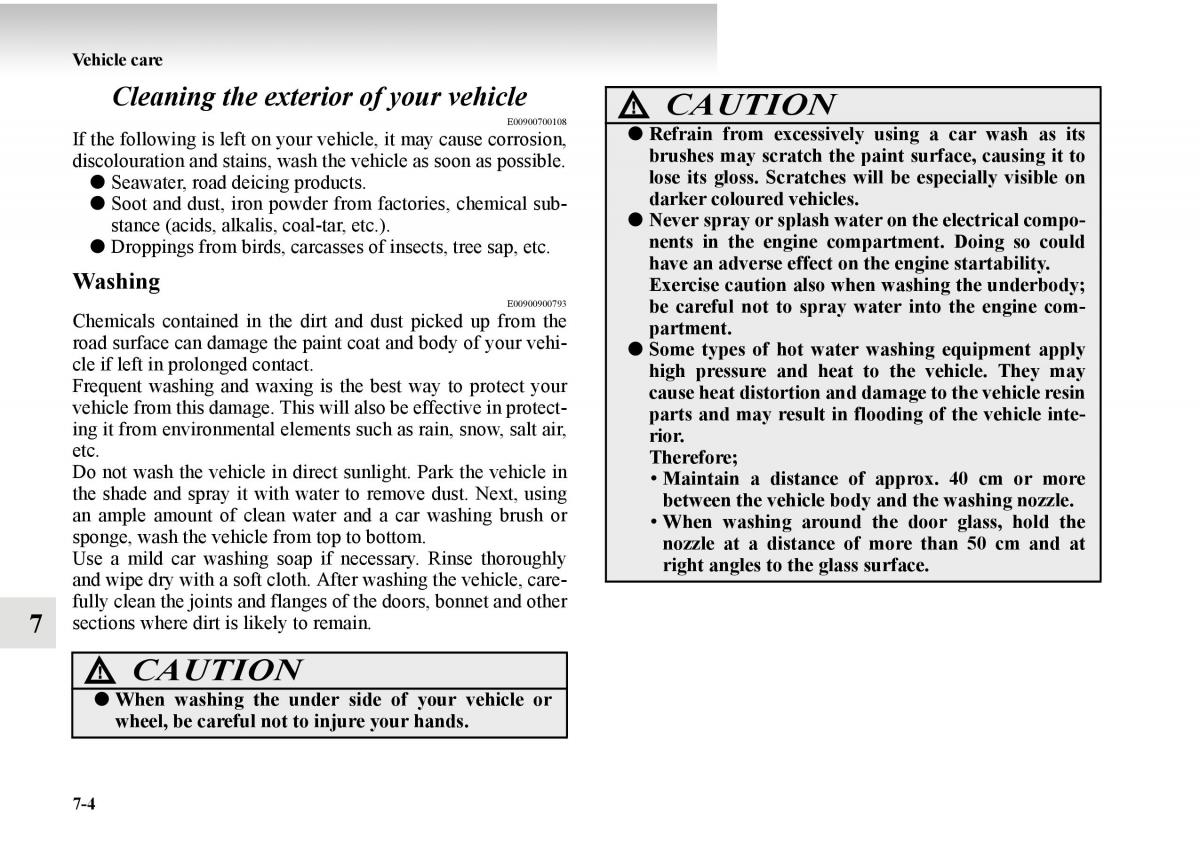 Mitsubishi Outlander II 2 owners manual / page 456