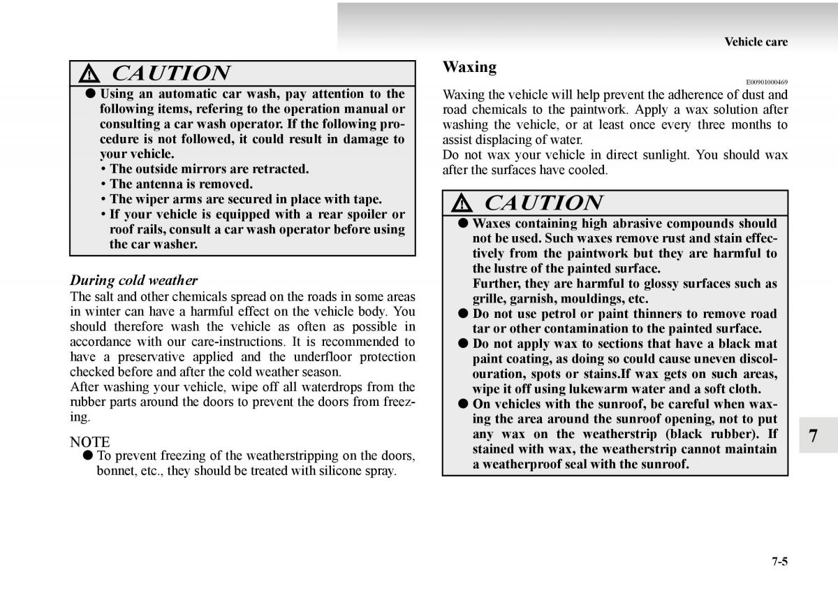 Mitsubishi Outlander II 2 owners manual / page 457