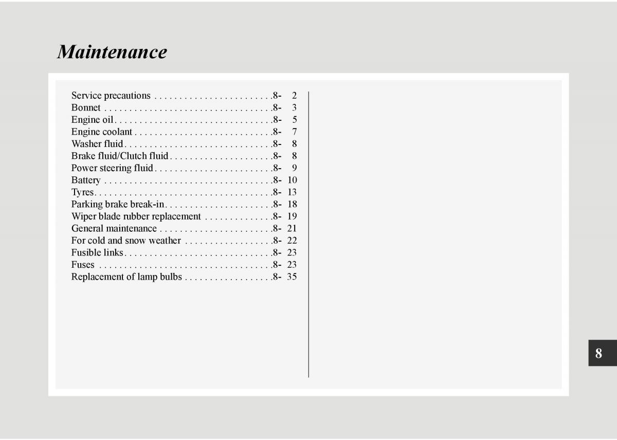 Mitsubishi Outlander II 2 owners manual / page 461