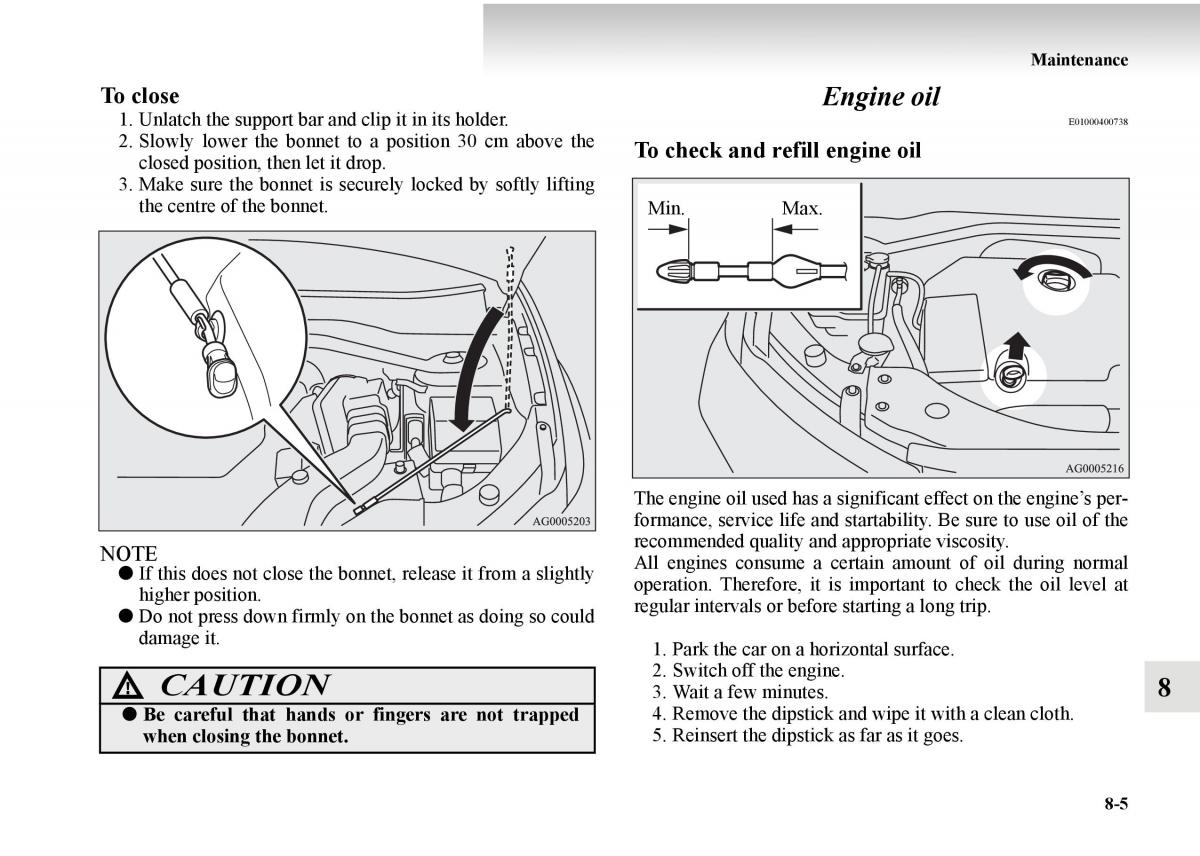 Mitsubishi Outlander II 2 owners manual / page 465