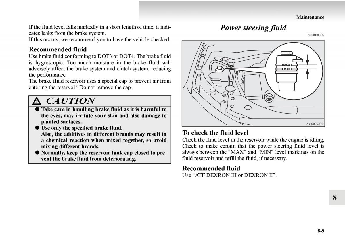 Mitsubishi Outlander II 2 owners manual / page 469