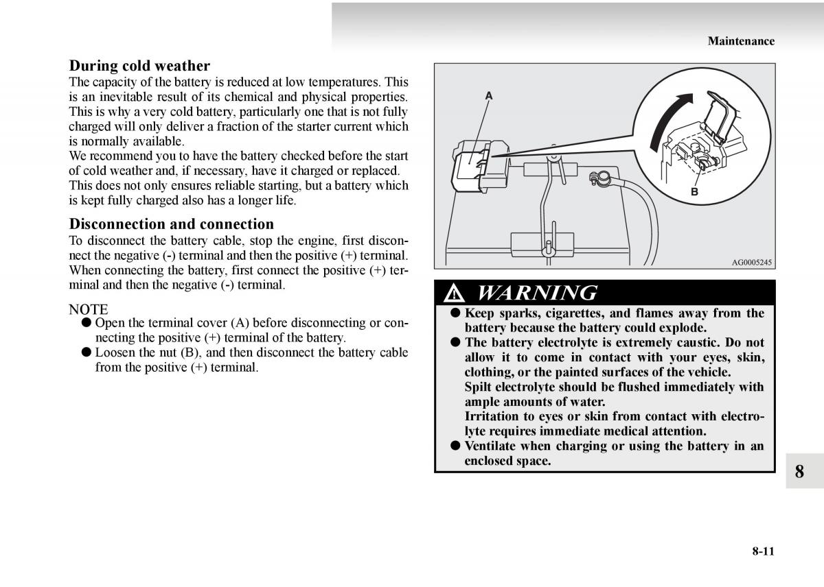 Mitsubishi Outlander II 2 owners manual / page 471