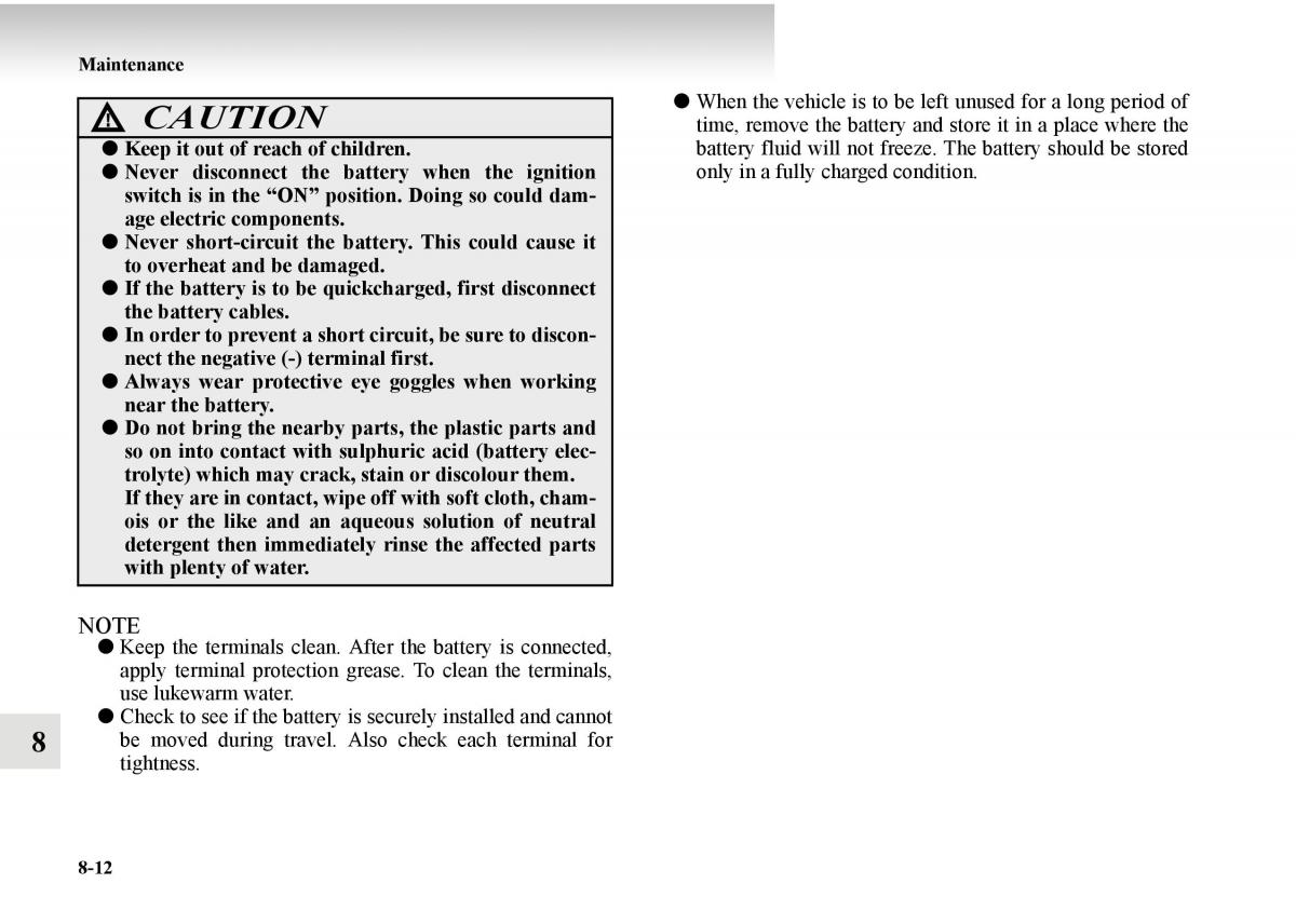 Mitsubishi Outlander II 2 owners manual / page 472