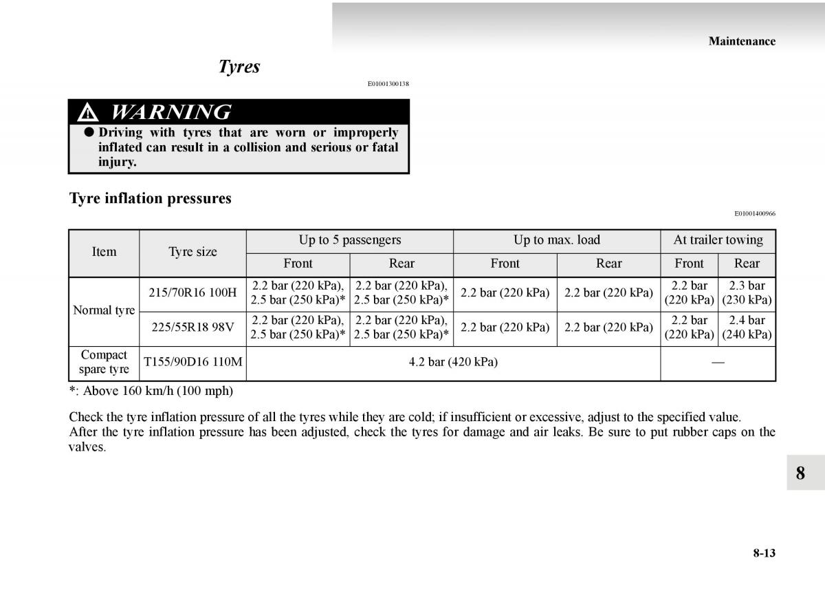 Mitsubishi Outlander II 2 owners manual / page 473