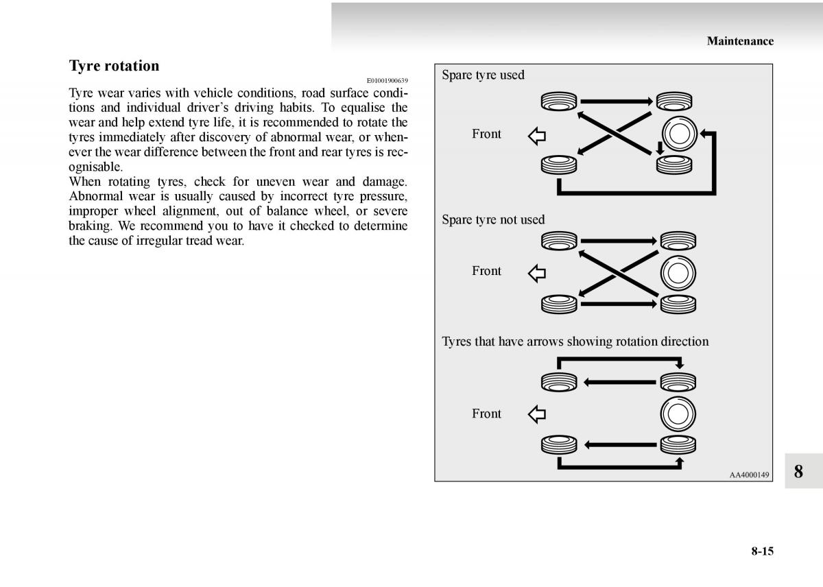 Mitsubishi Outlander II 2 owners manual / page 475