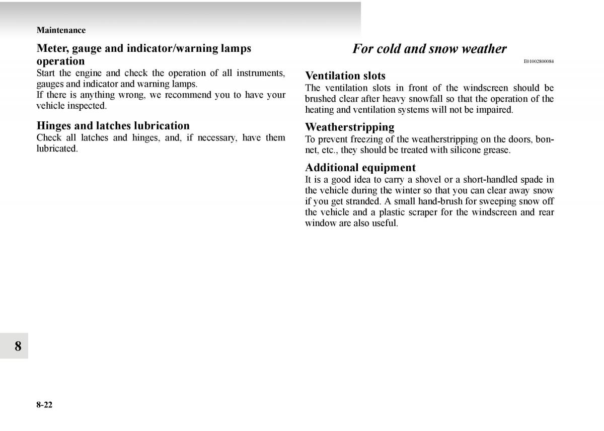 Mitsubishi Outlander II 2 owners manual / page 482