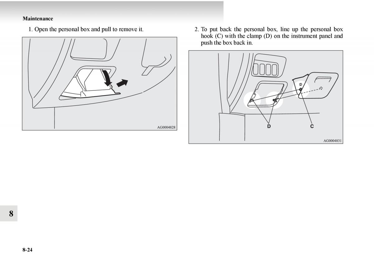 Mitsubishi Outlander II 2 owners manual / page 484