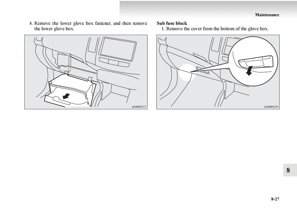 Mitsubishi Outlander II 2 owners manual / page 487