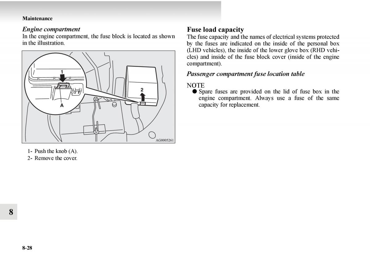 Mitsubishi Outlander II 2 owners manual / page 488