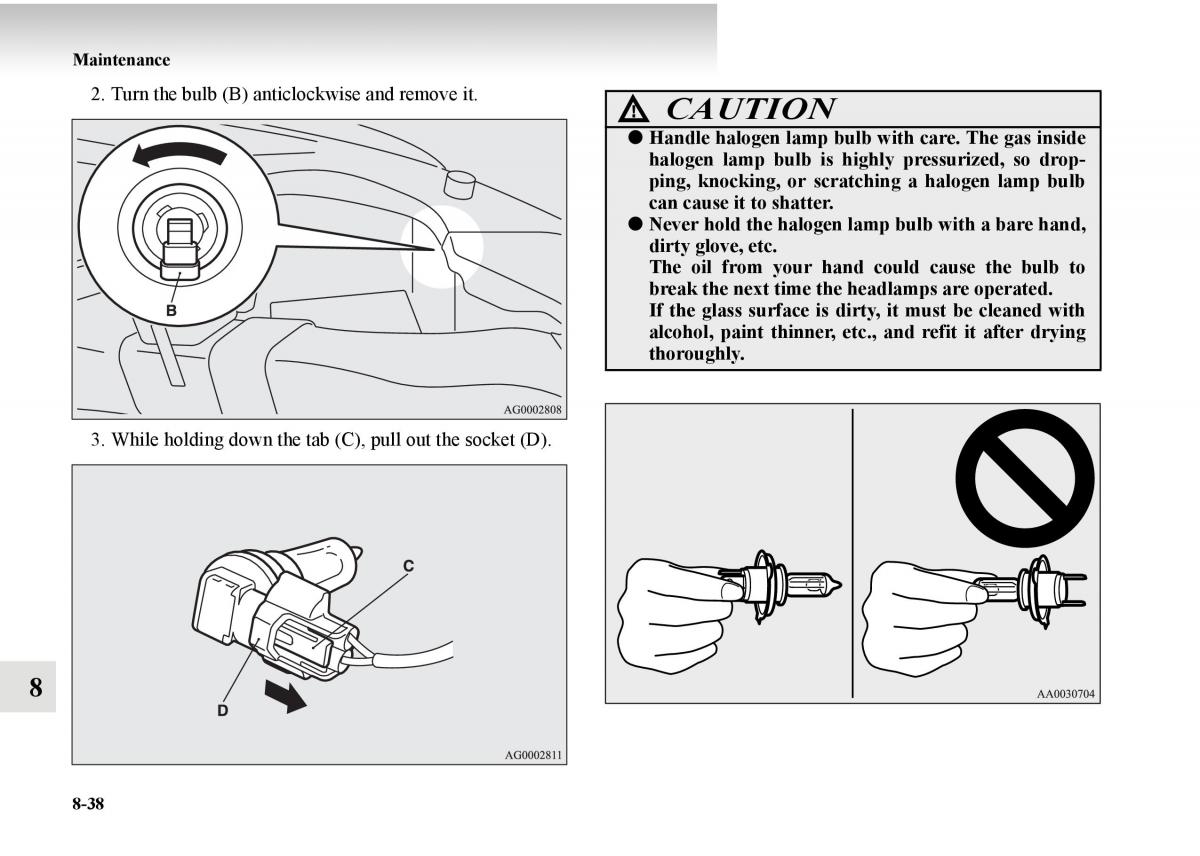 Mitsubishi Outlander II 2 owners manual / page 498