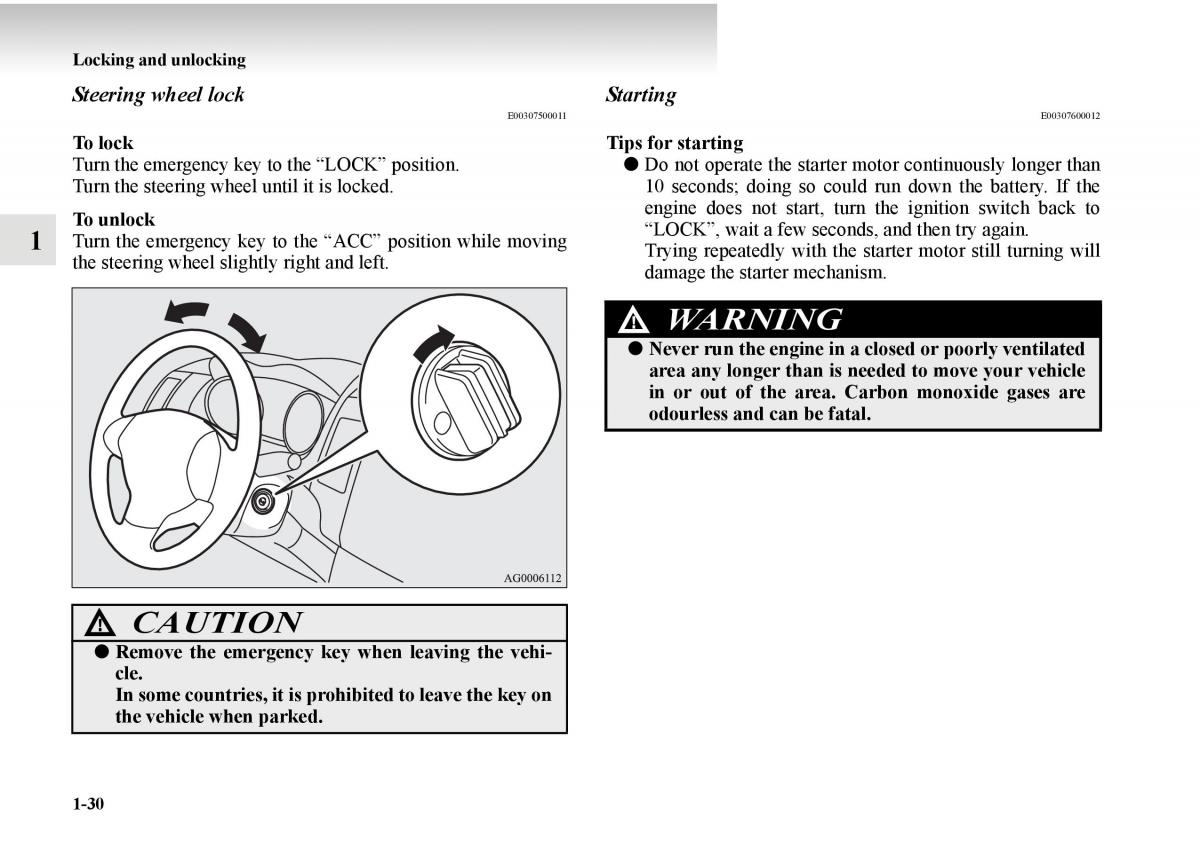 Mitsubishi Outlander II 2 owners manual / page 50