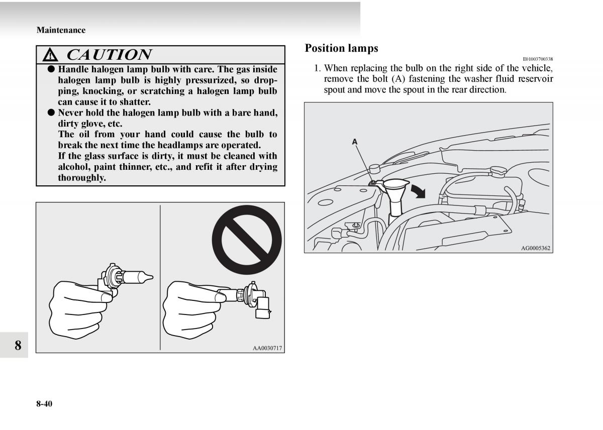 Mitsubishi Outlander II 2 owners manual / page 500