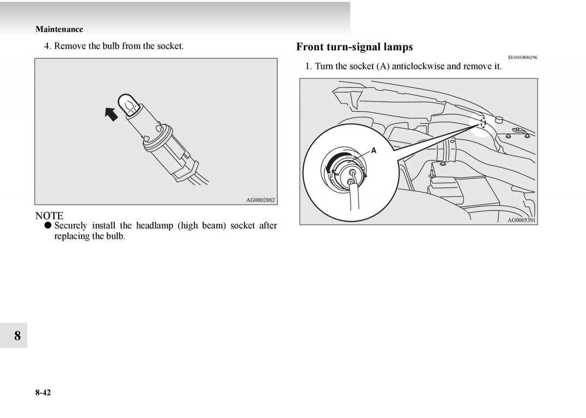 Mitsubishi Outlander II 2 owners manual / page 502