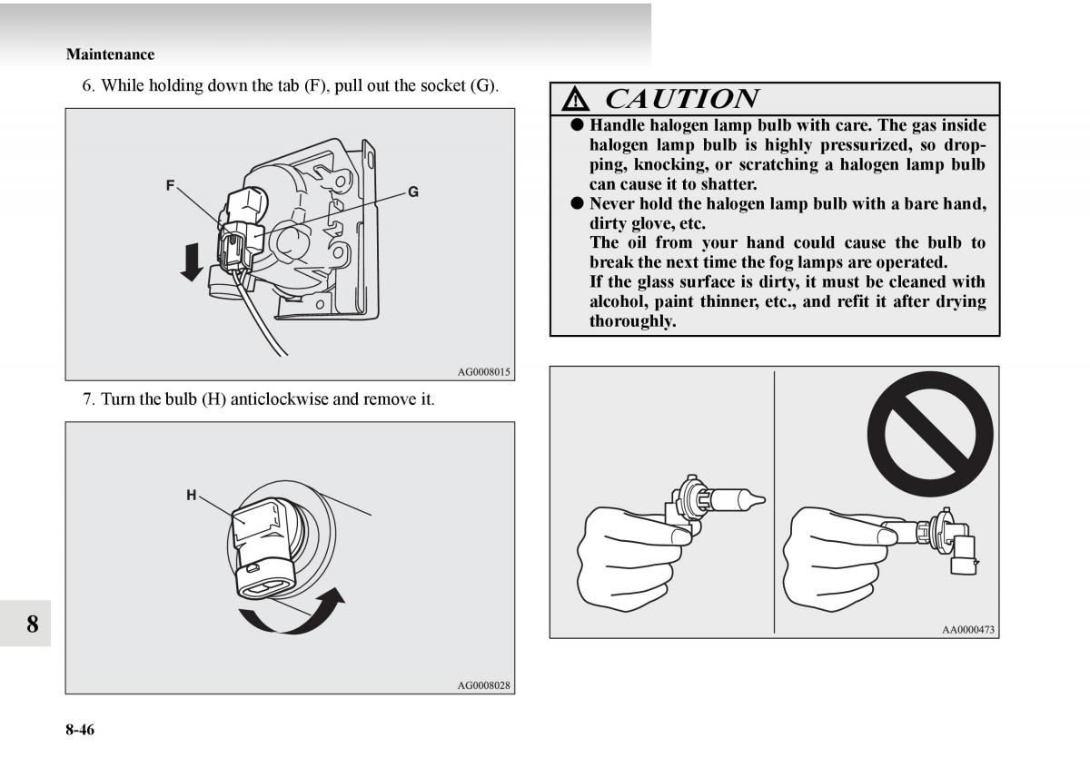 Mitsubishi Outlander II 2 owners manual / page 506