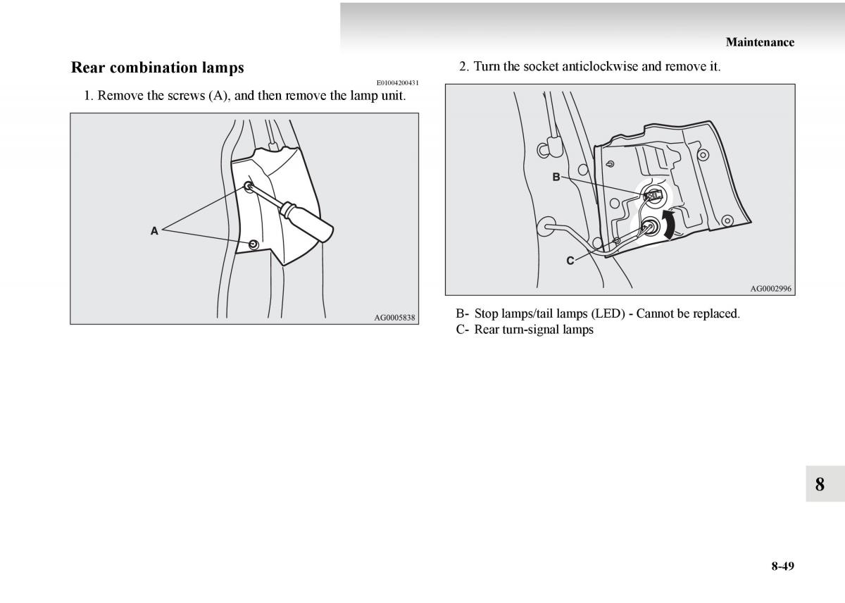 Mitsubishi Outlander II 2 owners manual / page 509