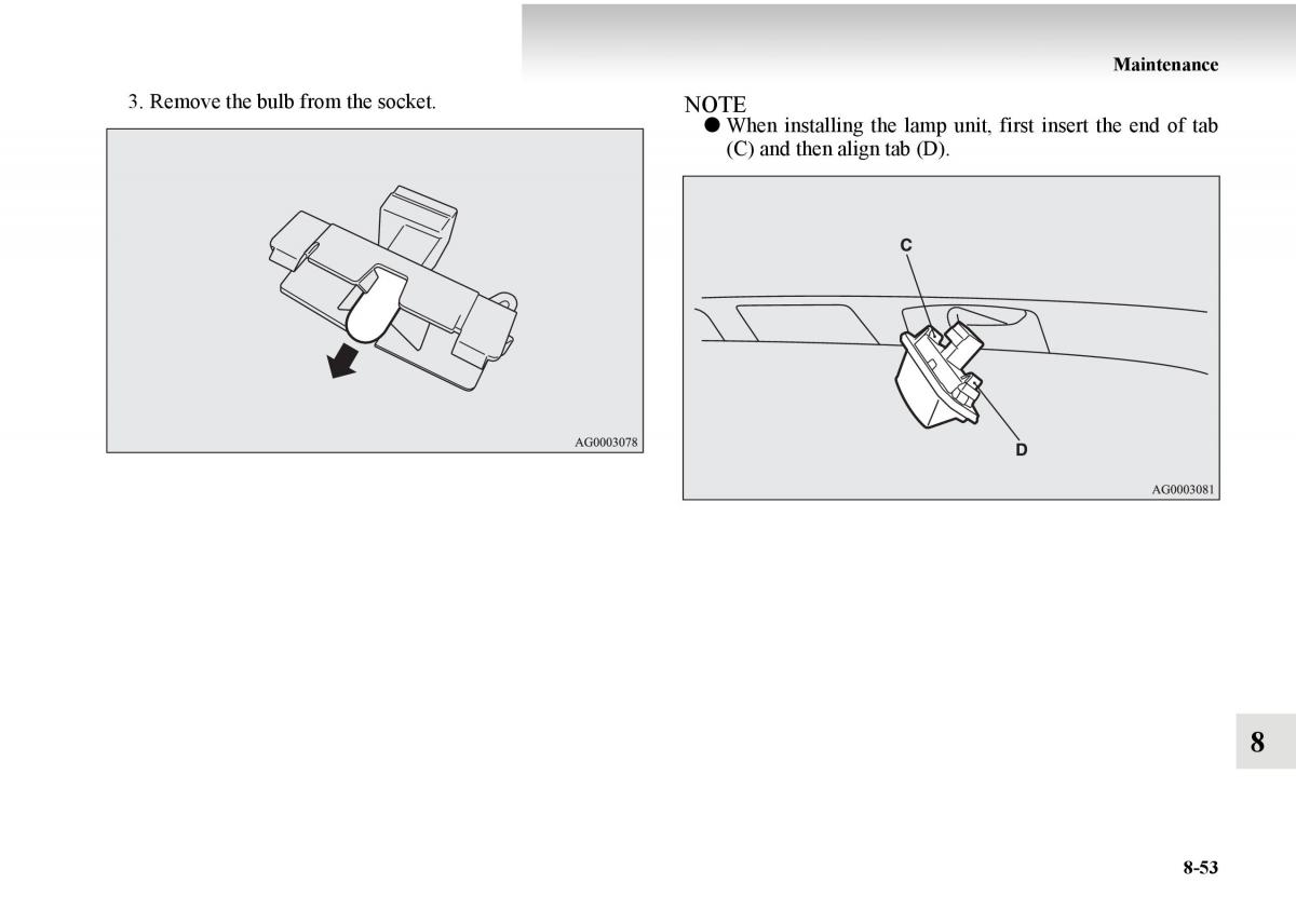 Mitsubishi Outlander II 2 owners manual / page 513