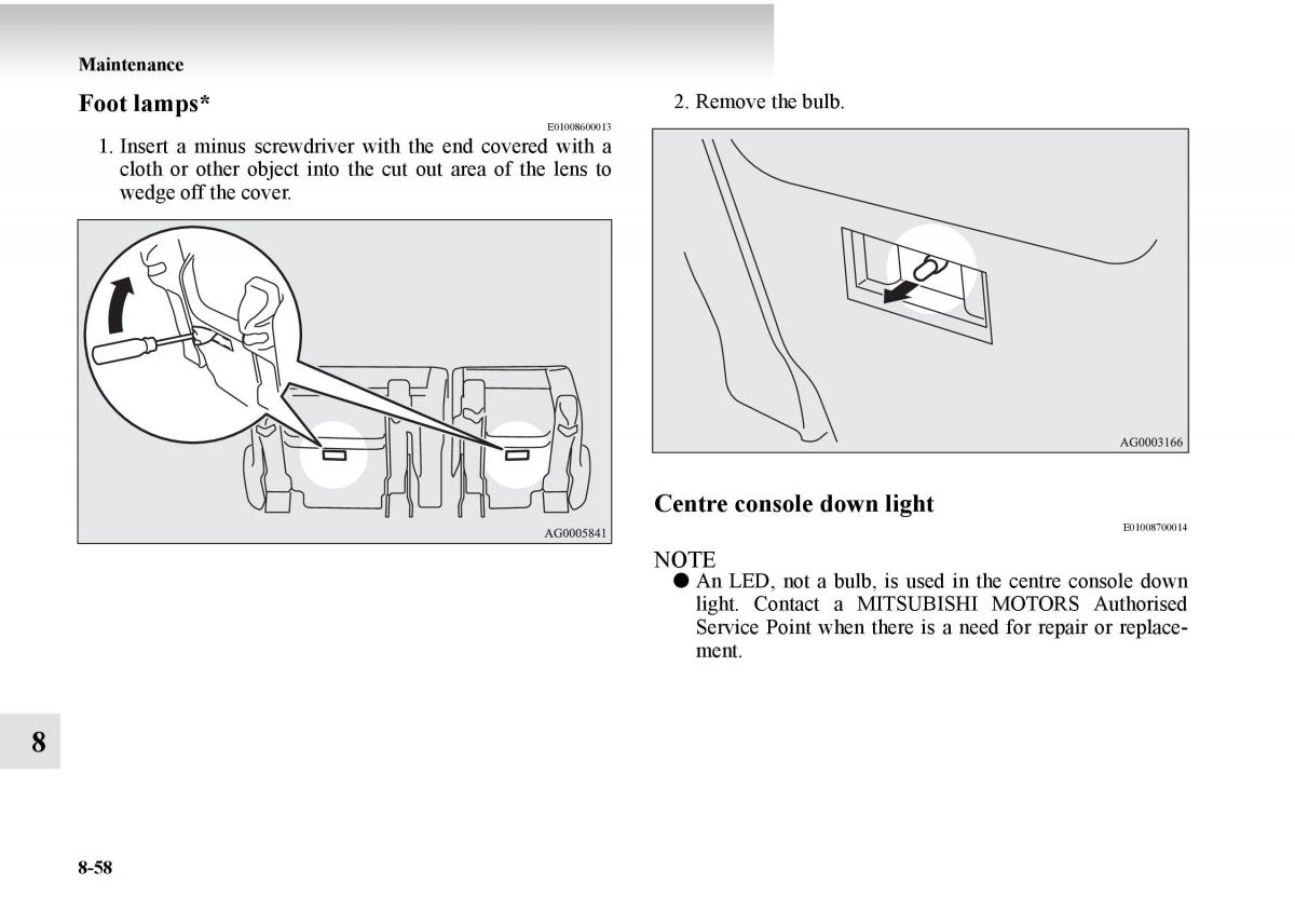 Mitsubishi Outlander II 2 owners manual / page 518