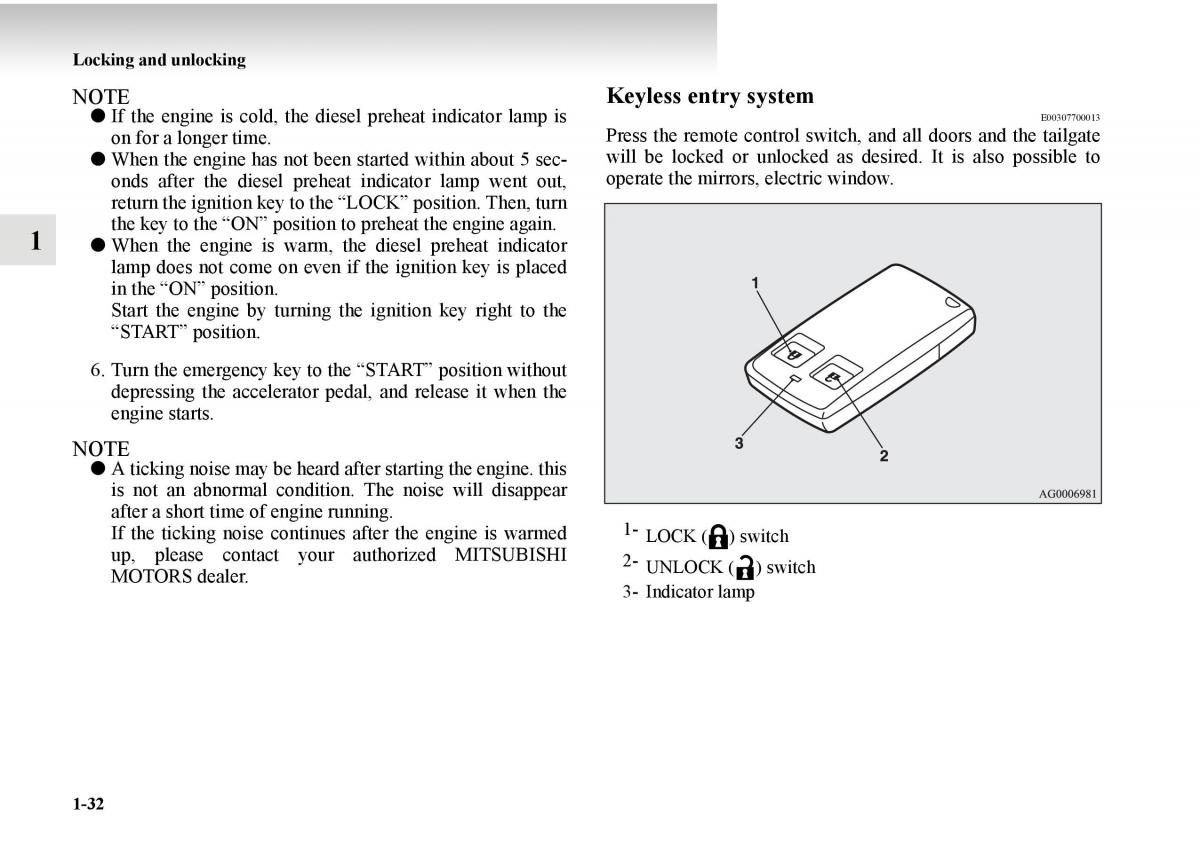 Mitsubishi Outlander II 2 owners manual / page 52