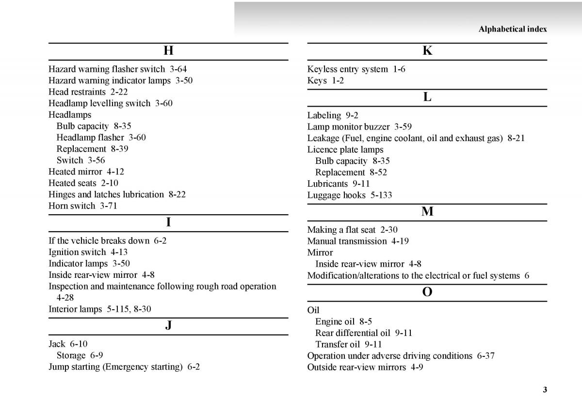 manual  Mitsubishi Outlander II 2 owners manual / page 533