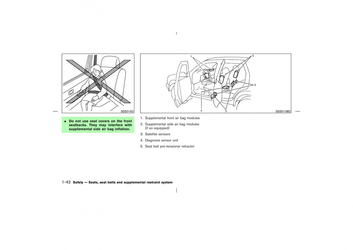 Nissan X Trail T30 I 1 owners manual / page 55