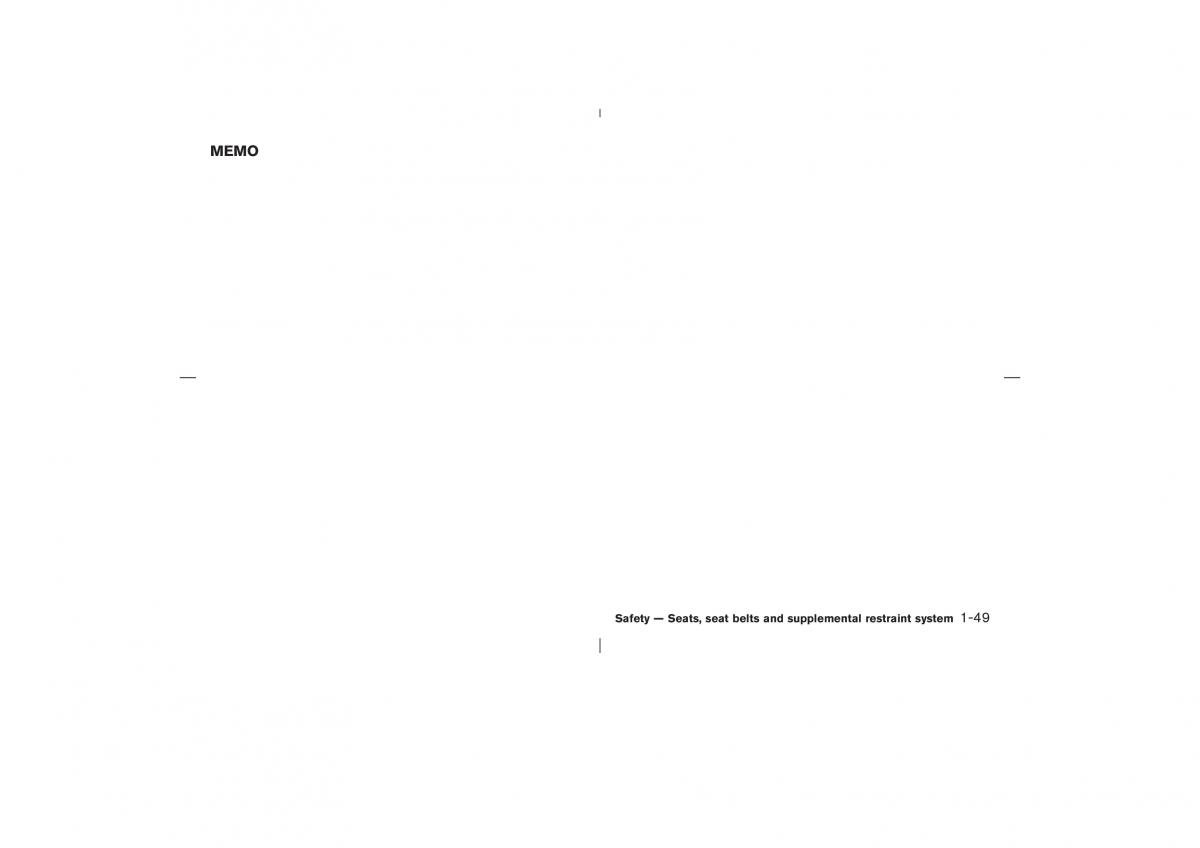 Nissan X Trail T30 I 1 owners manual / page 62