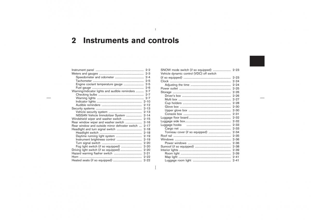 Nissan X Trail T30 I 1 owners manual / page 64