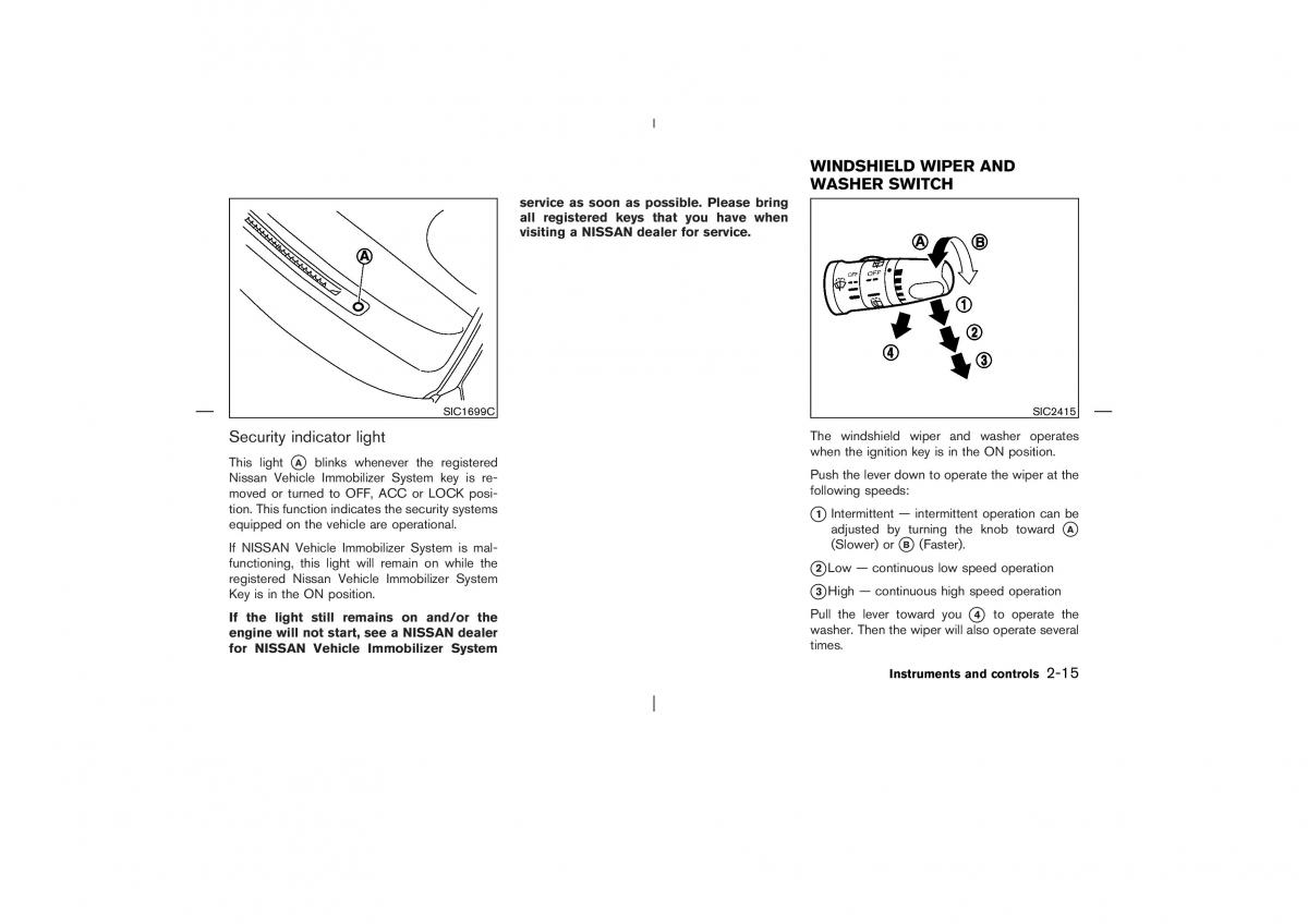 Nissan X Trail T30 I 1 owners manual / page 78