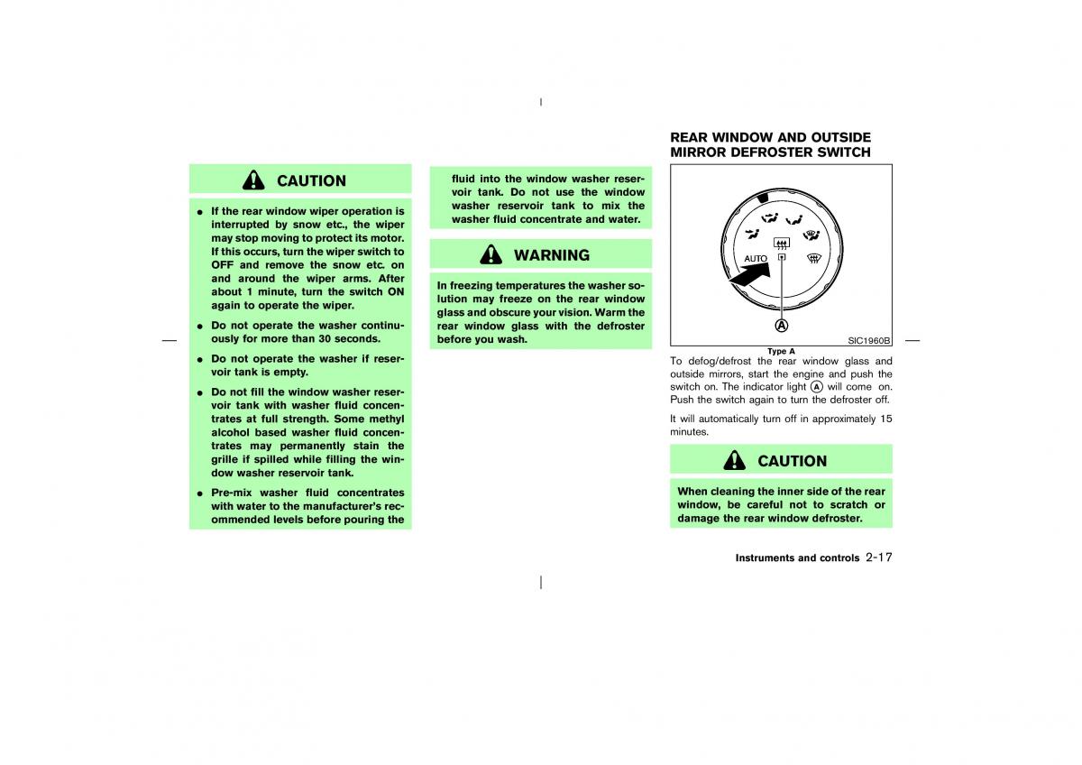 Nissan X Trail T30 I 1 owners manual / page 80