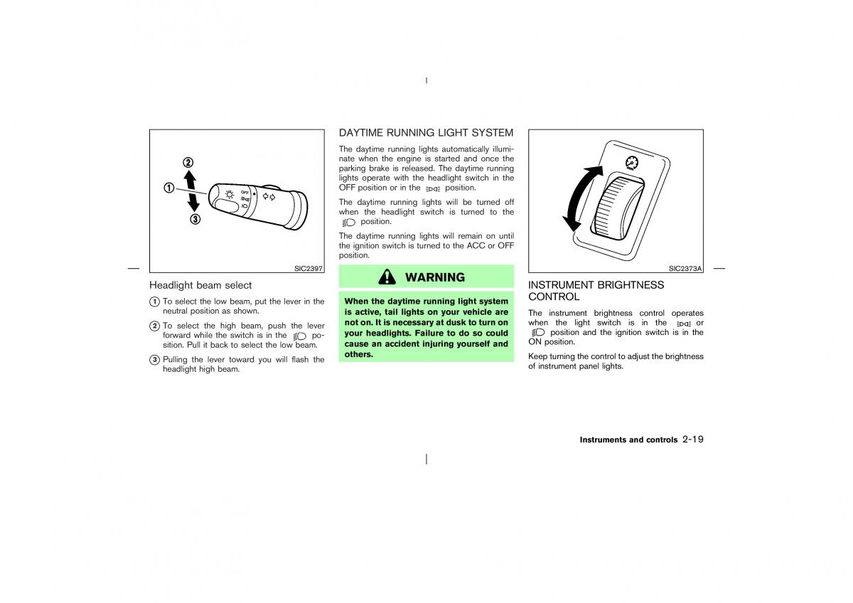 Nissan X Trail T30 I 1 owners manual / page 82