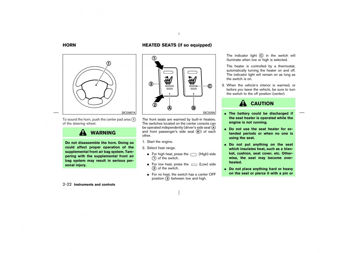 Nissan X Trail T30 I 1 owners manual / page 85