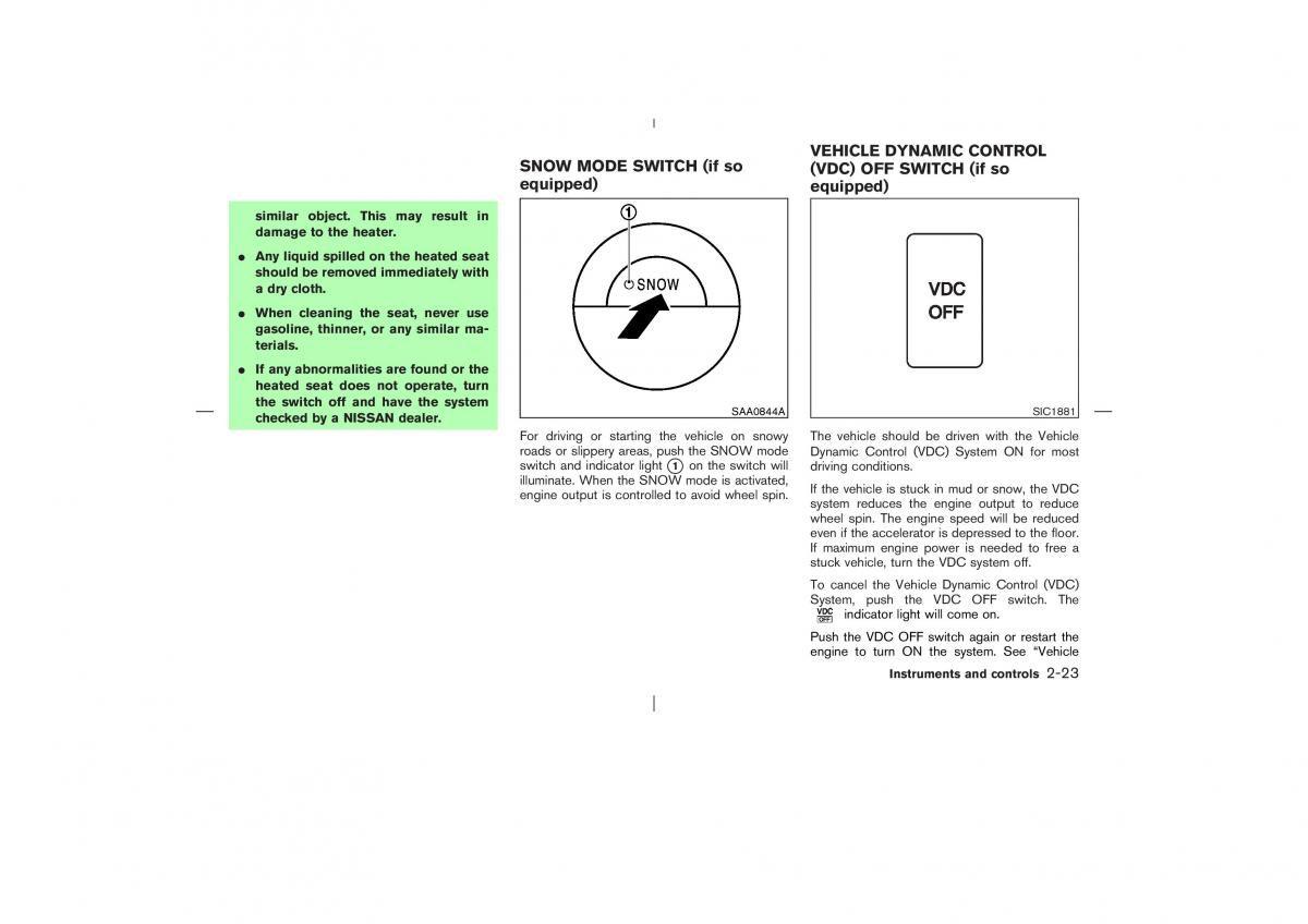 Nissan X Trail T30 I 1 owners manual / page 86