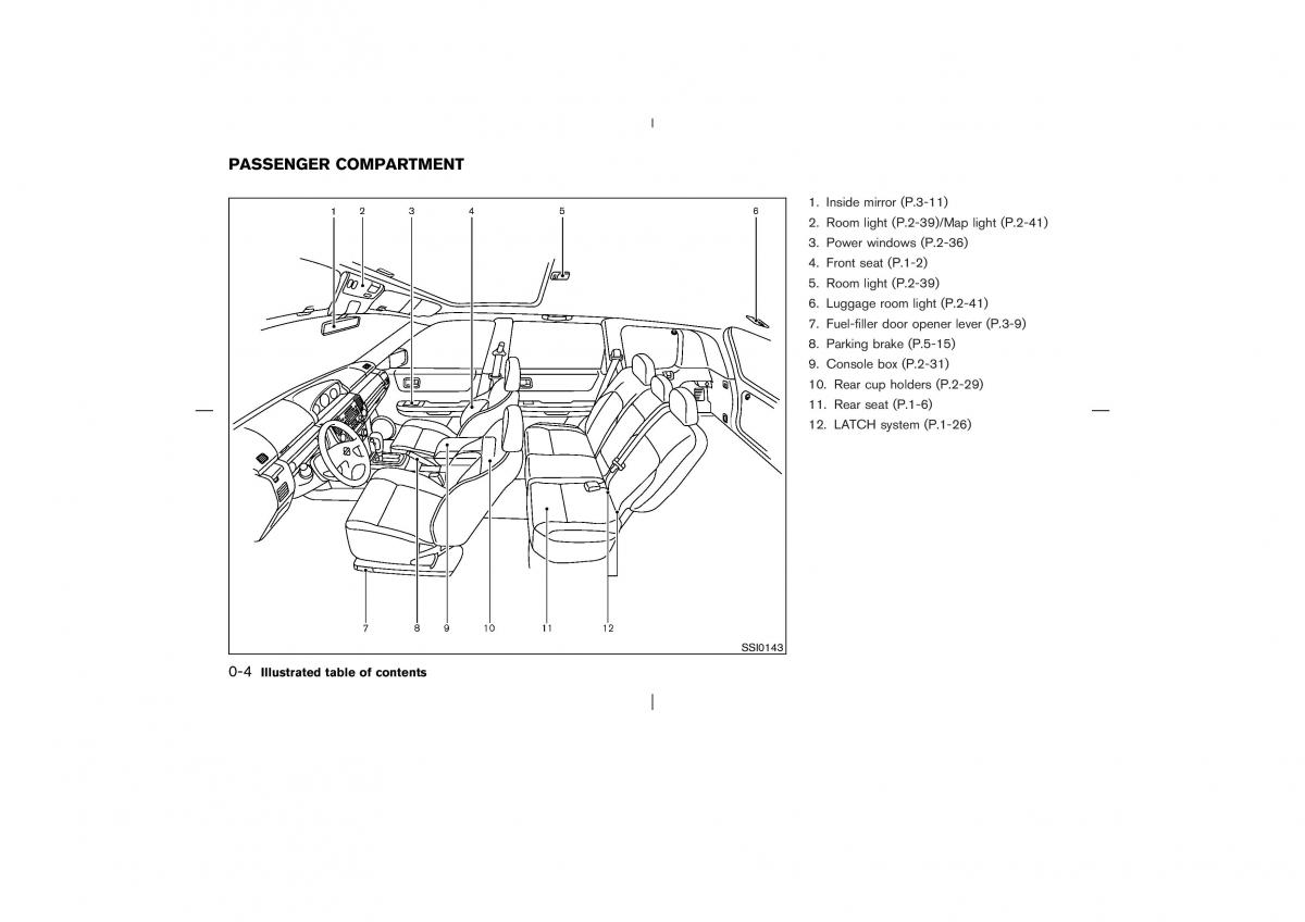 Nissan X Trail T30 I 1 owners manual / page 9