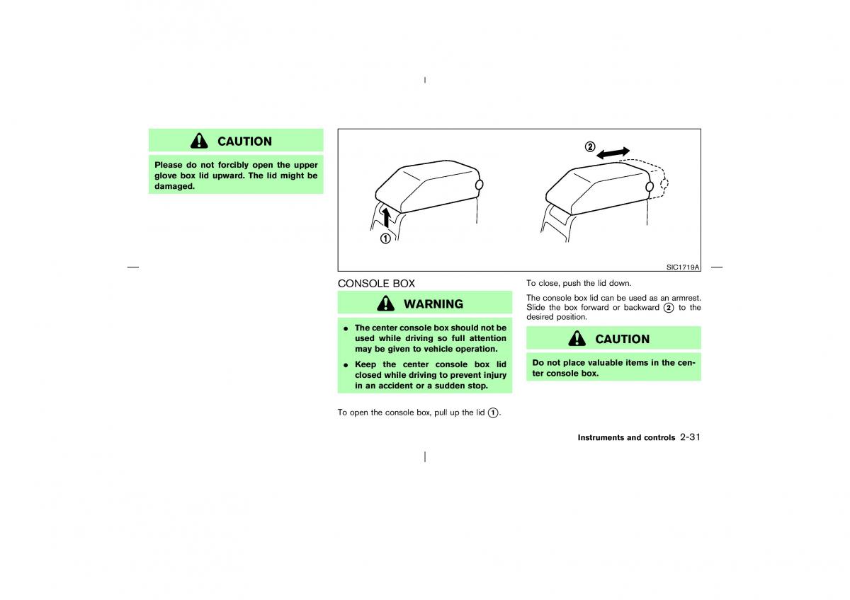 Nissan X Trail T30 I 1 owners manual / page 94