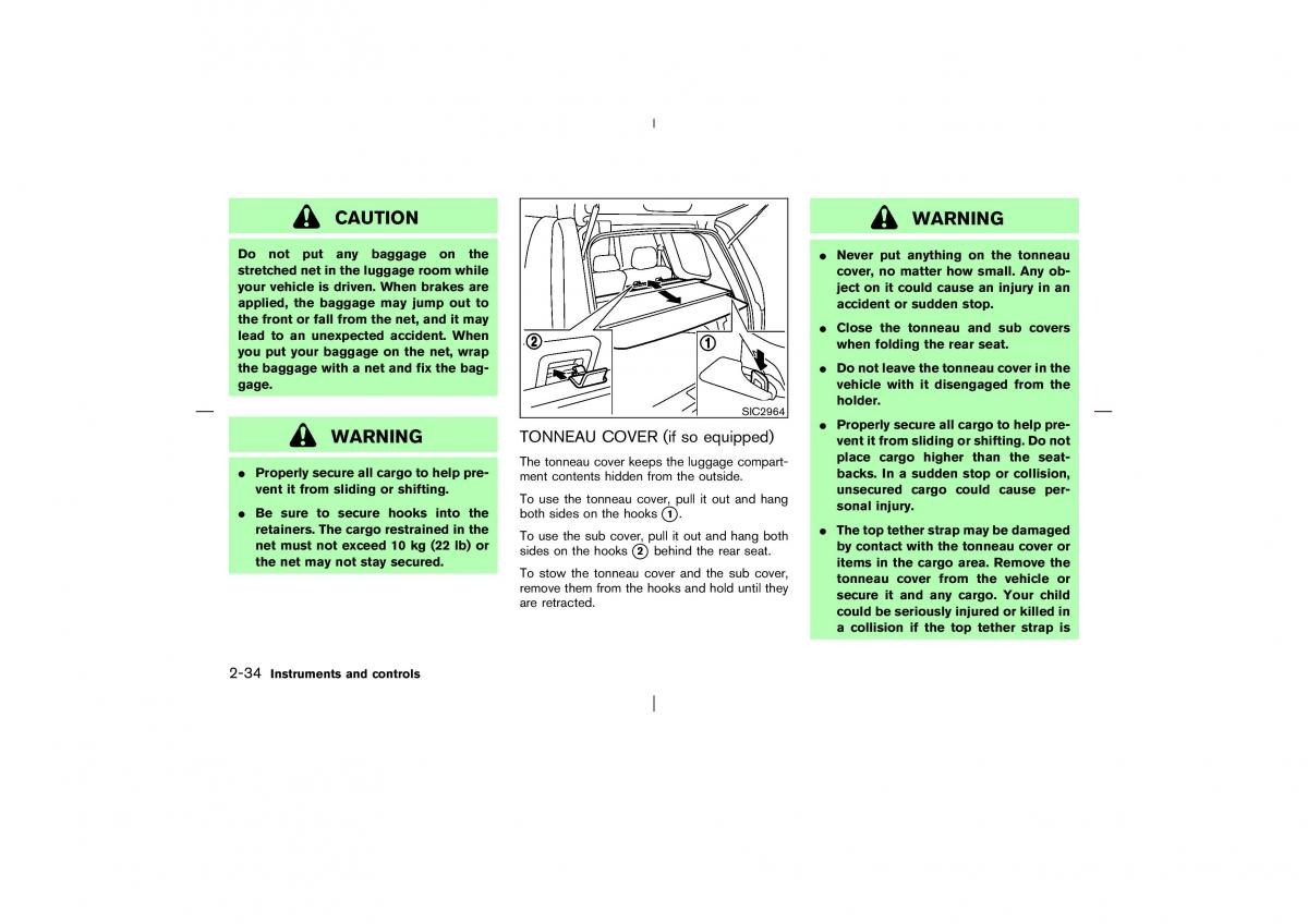 Nissan X Trail T30 I 1 owners manual / page 97