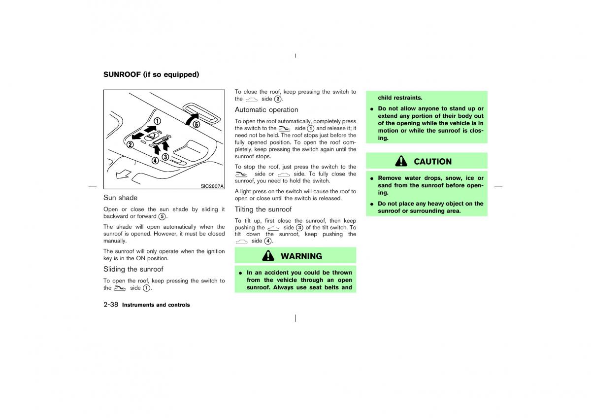 Nissan X Trail T30 I 1 owners manual / page 101