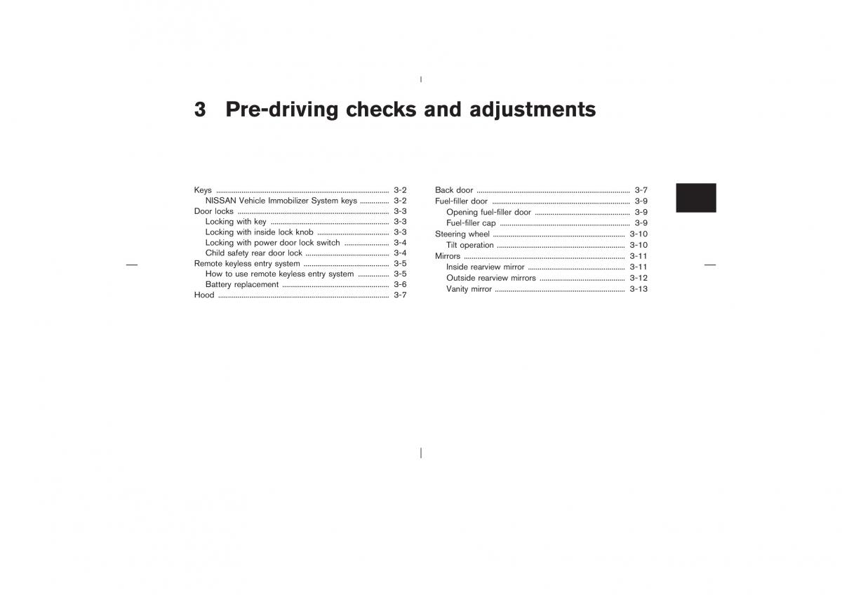 Nissan X Trail T30 I 1 owners manual / page 106