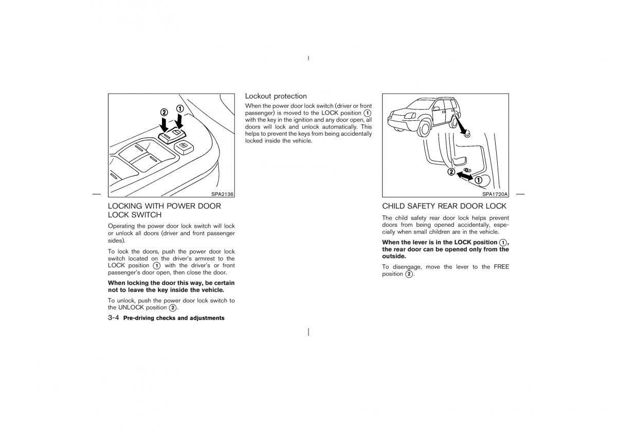 Nissan X Trail T30 I 1 owners manual / page 109