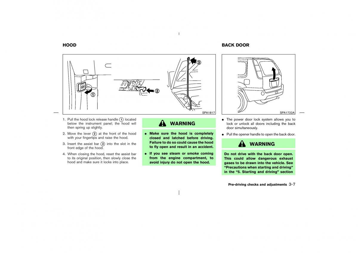 Nissan X Trail T30 I 1 owners manual / page 112