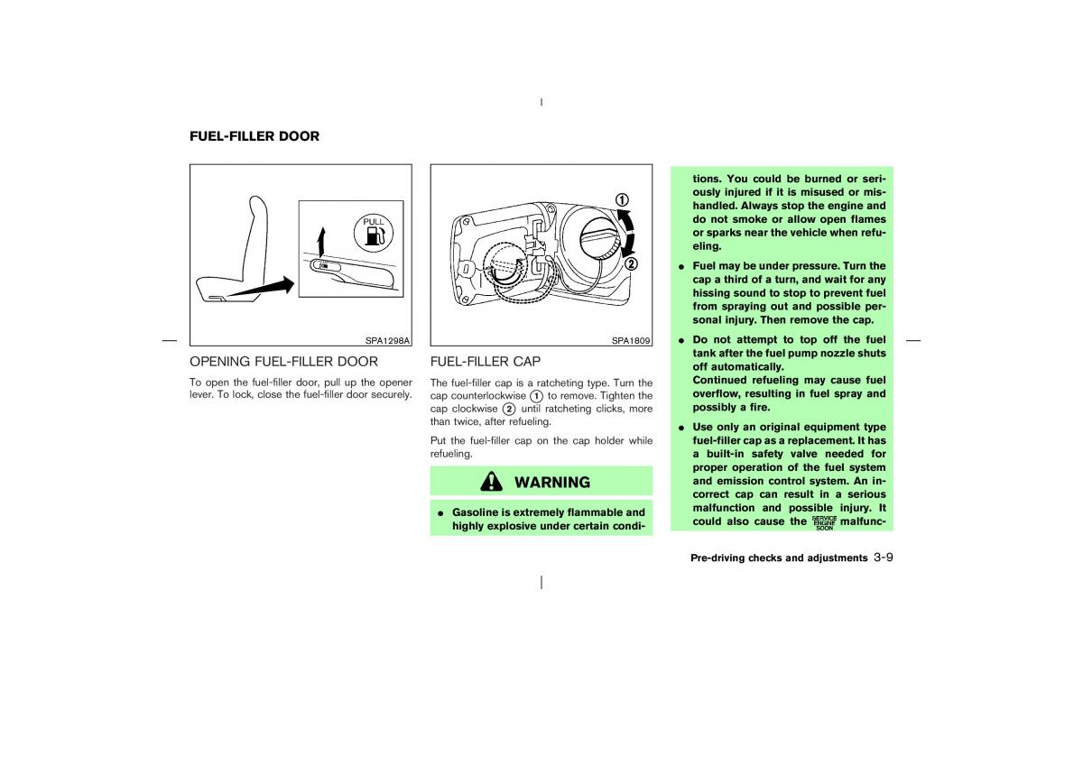 Nissan X Trail T30 I 1 owners manual / page 114