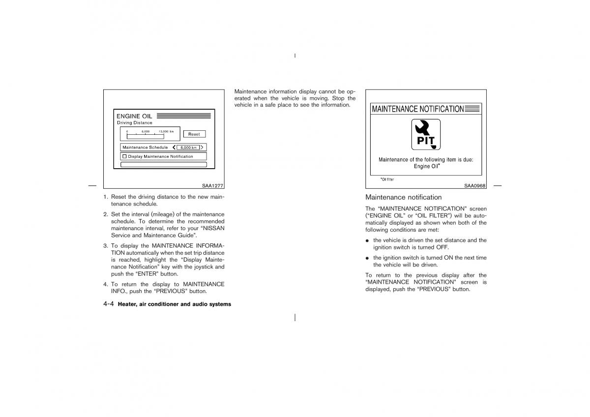 Nissan X Trail T30 I 1 owners manual / page 123