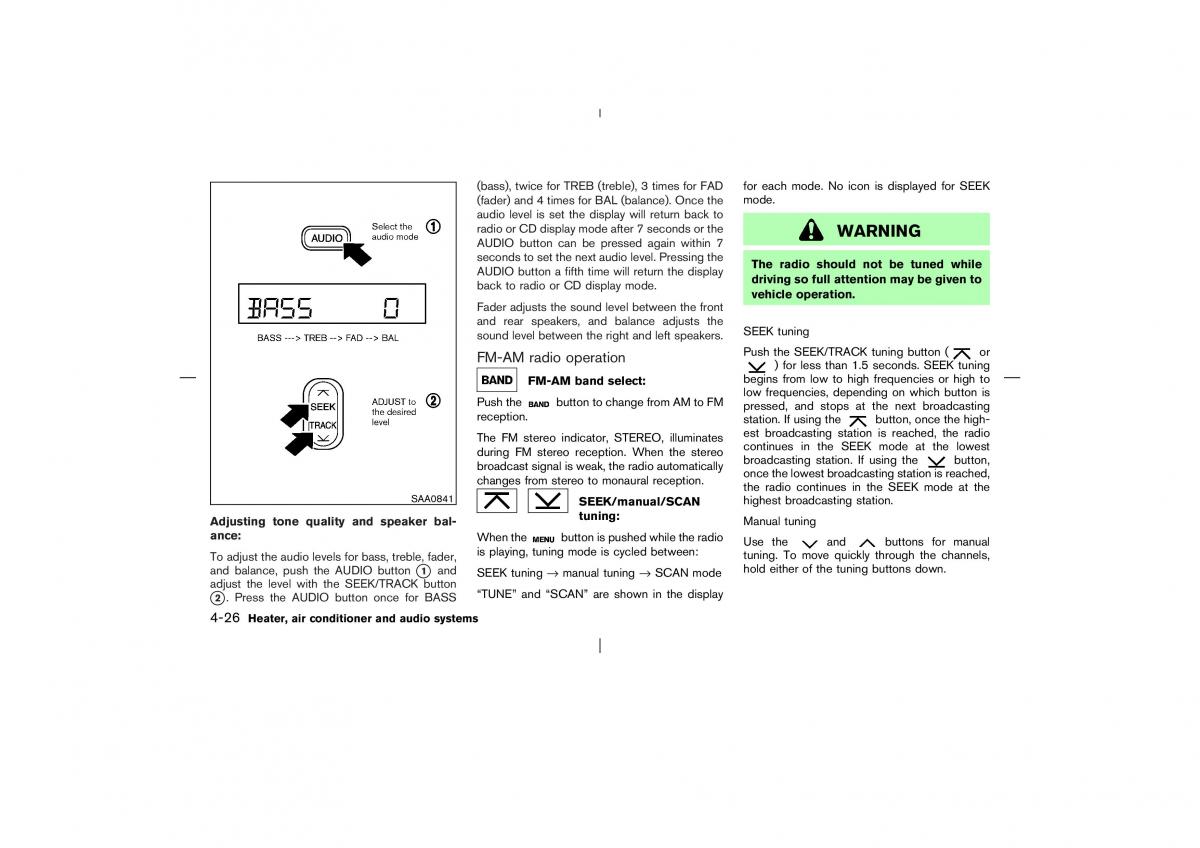 Nissan X Trail T30 I 1 owners manual / page 145