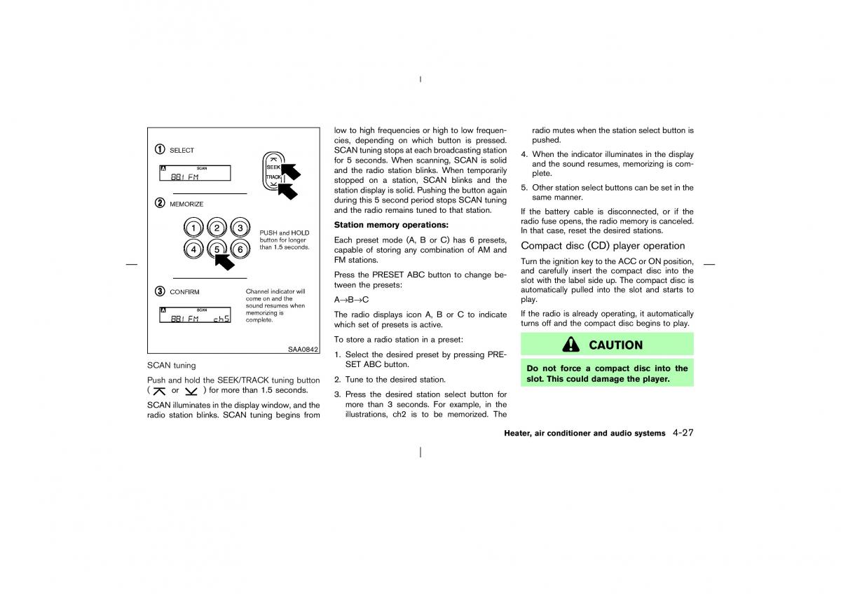 Nissan X Trail T30 I 1 owners manual / page 146