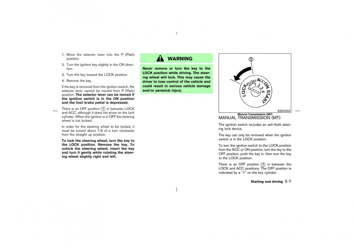 Nissan X Trail T30 I 1 owners manual / page 160