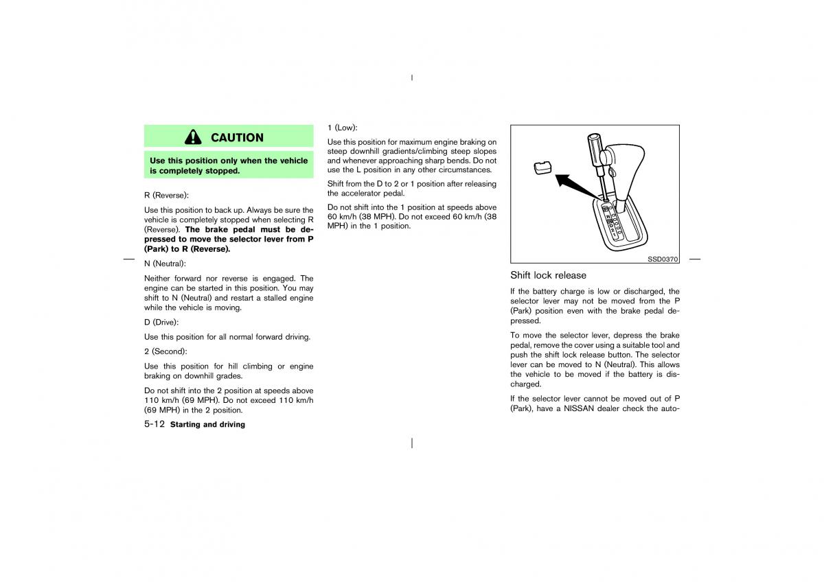 Nissan X Trail T30 I 1 owners manual / page 165