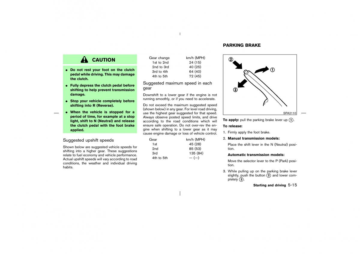 Nissan X Trail T30 I 1 owners manual / page 168