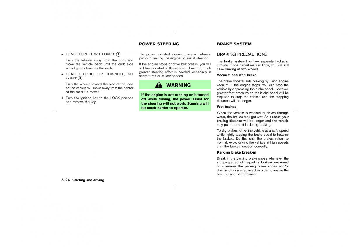 Nissan X Trail T30 I 1 owners manual / page 177